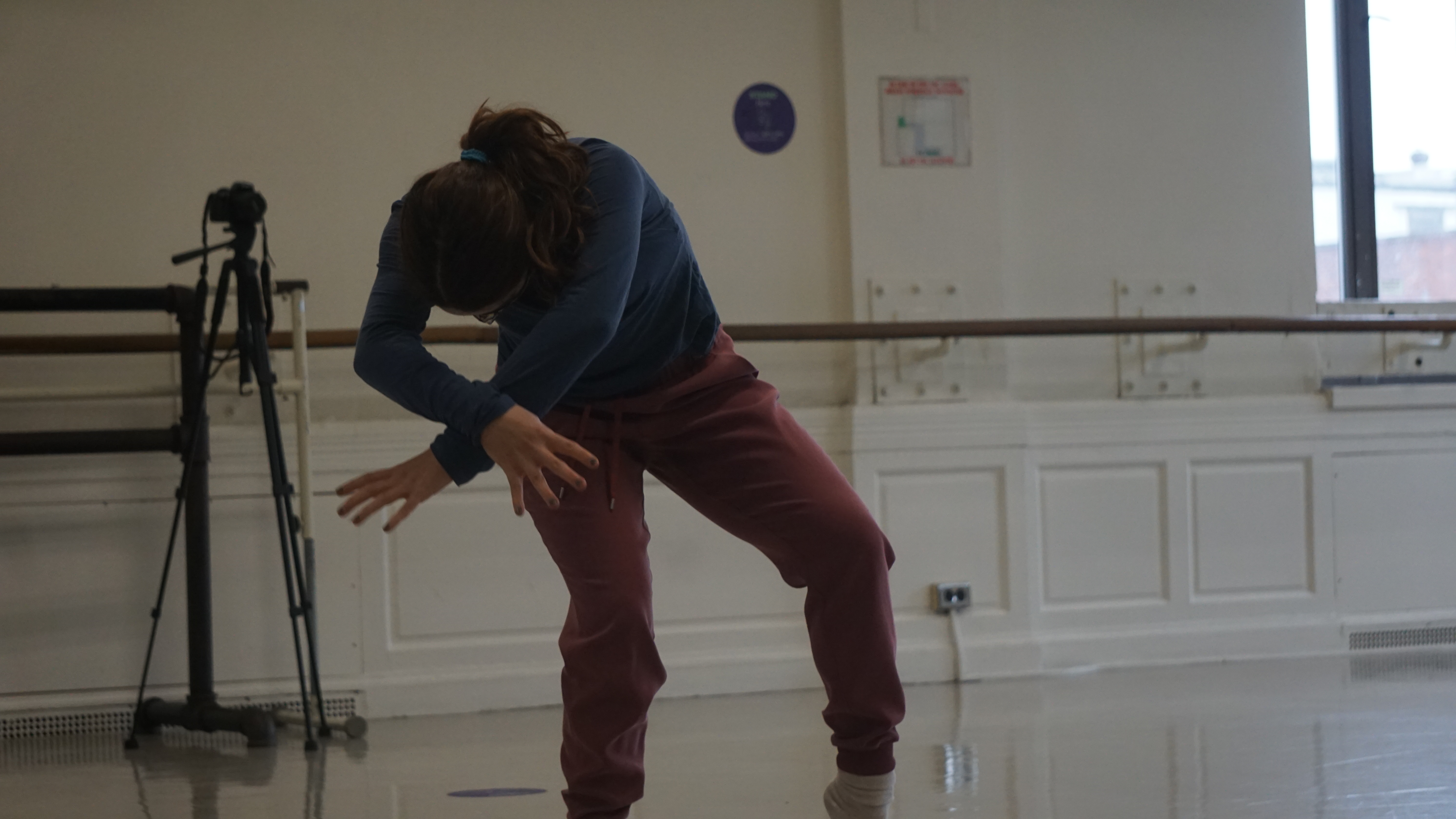 A picture of Allison Majors dancing