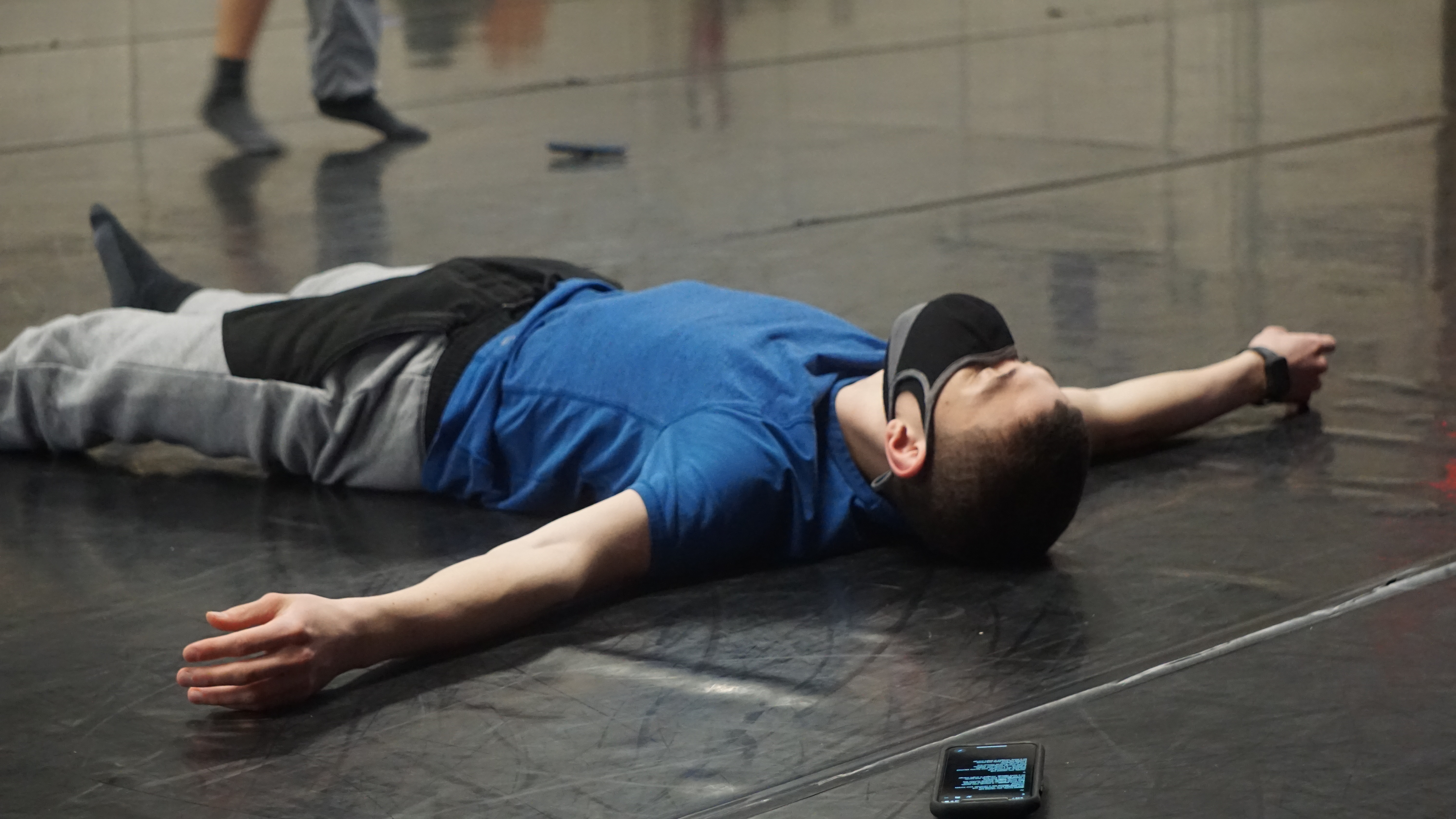 A picture of Andrew Fitzpatrick dancing