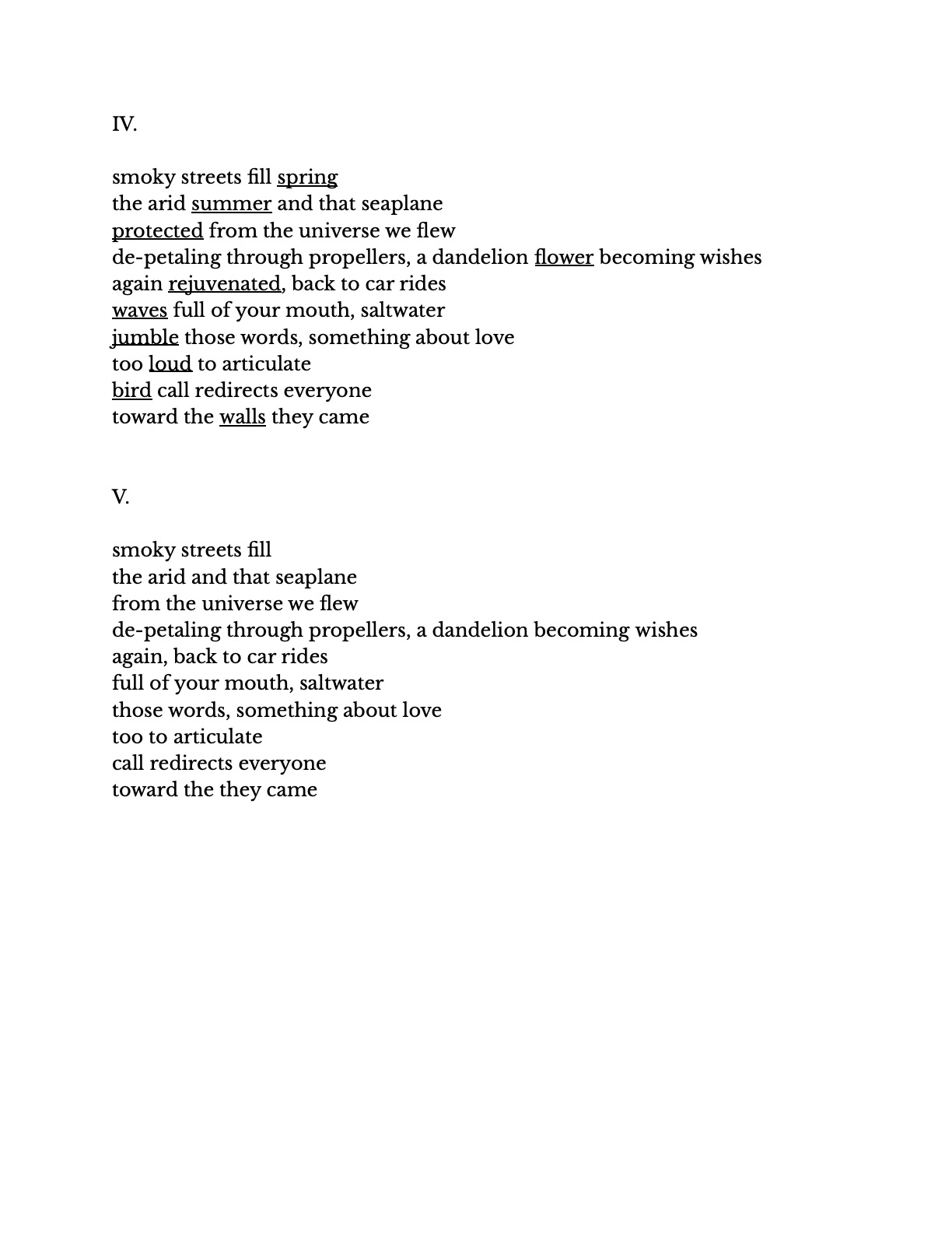 Claudia Schuman's Strikethrough Score