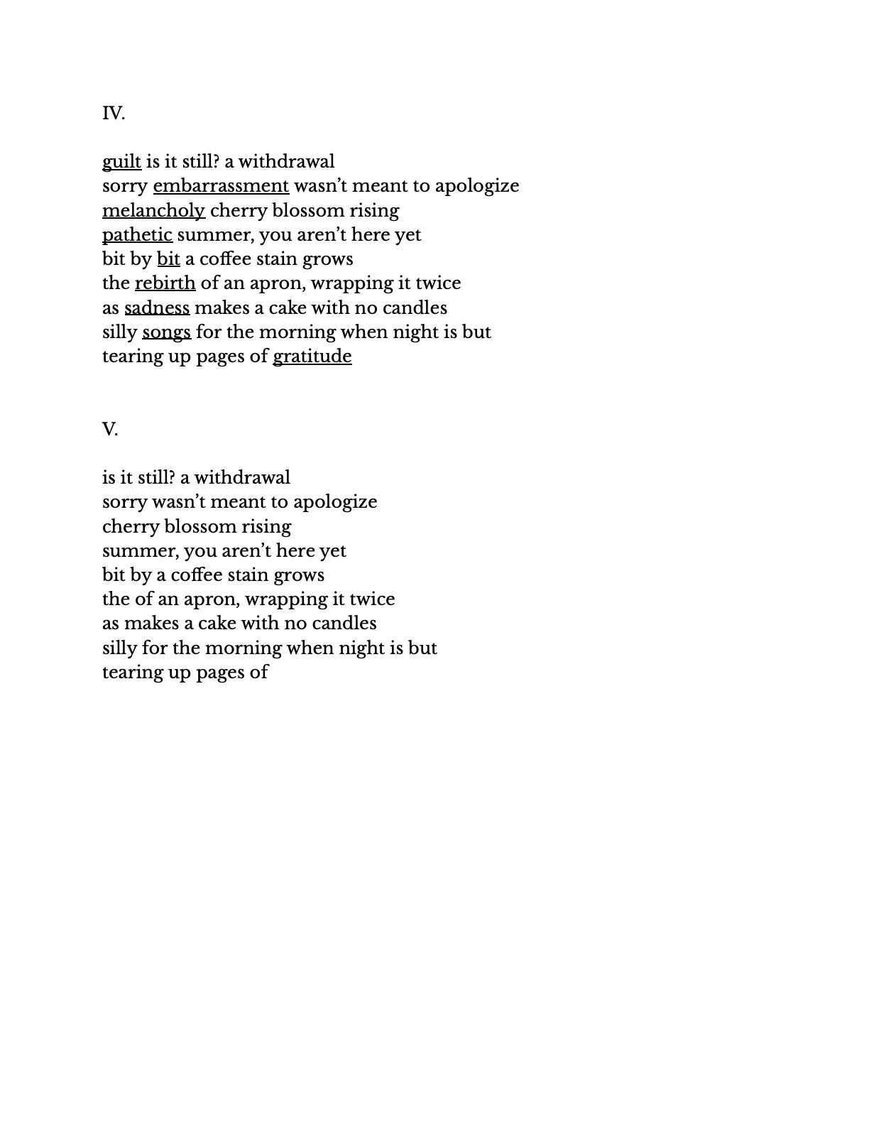 Iris Sewell's Strikethrough Score