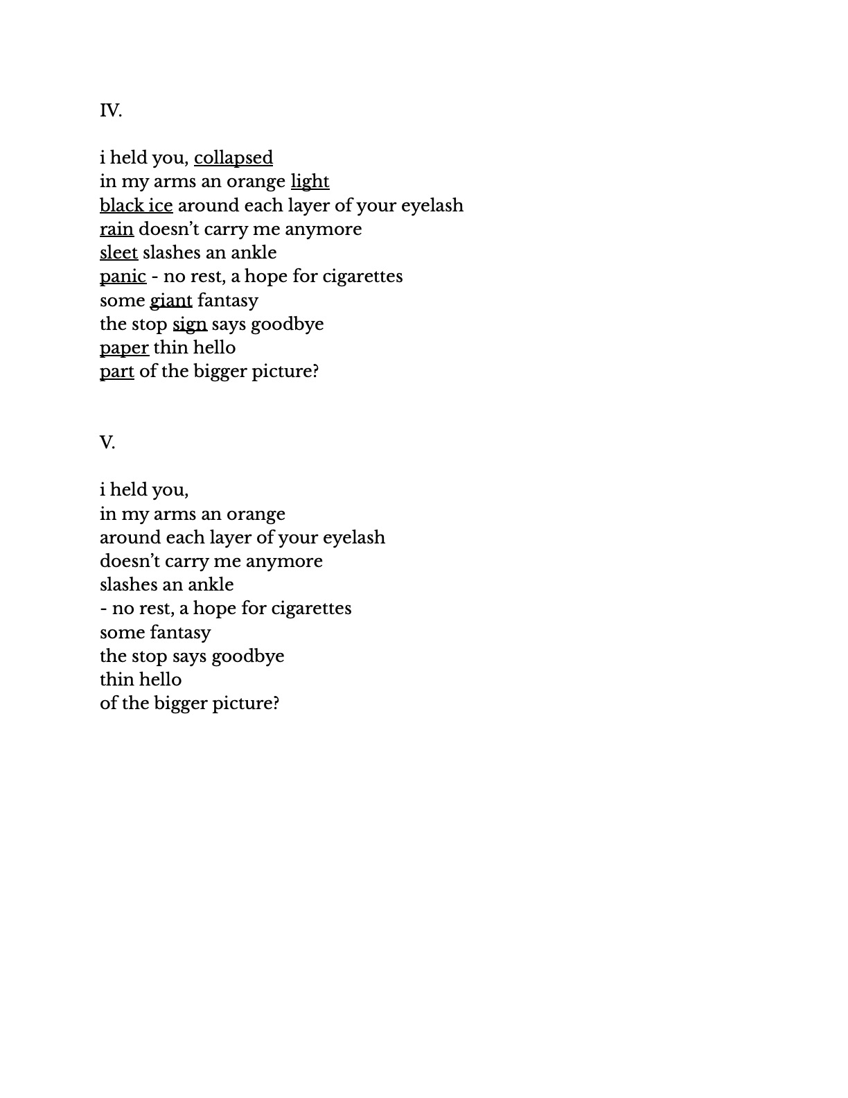 Lyanna Jackson's Strikethrough Score