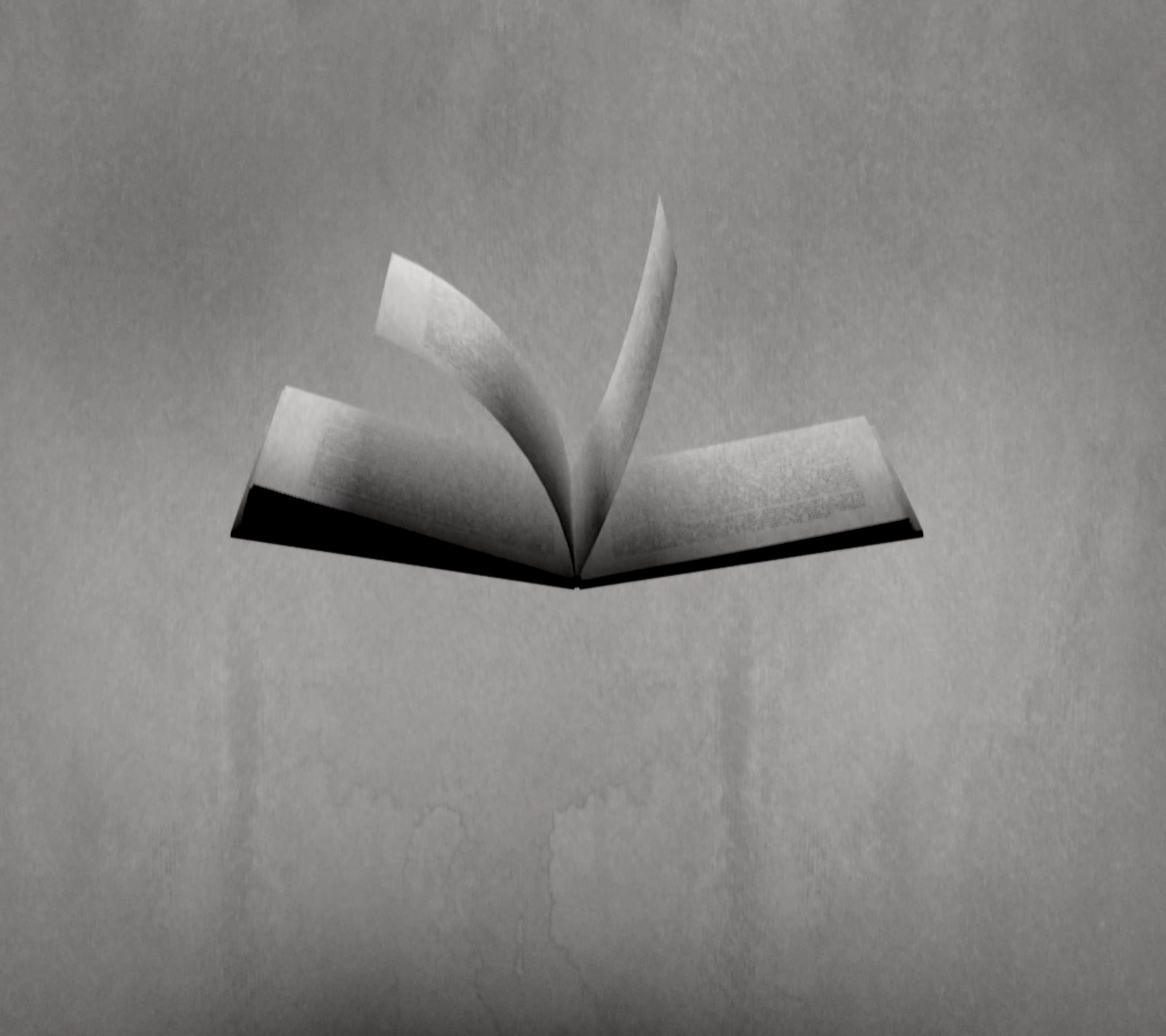 Illustration of a book with pages turning